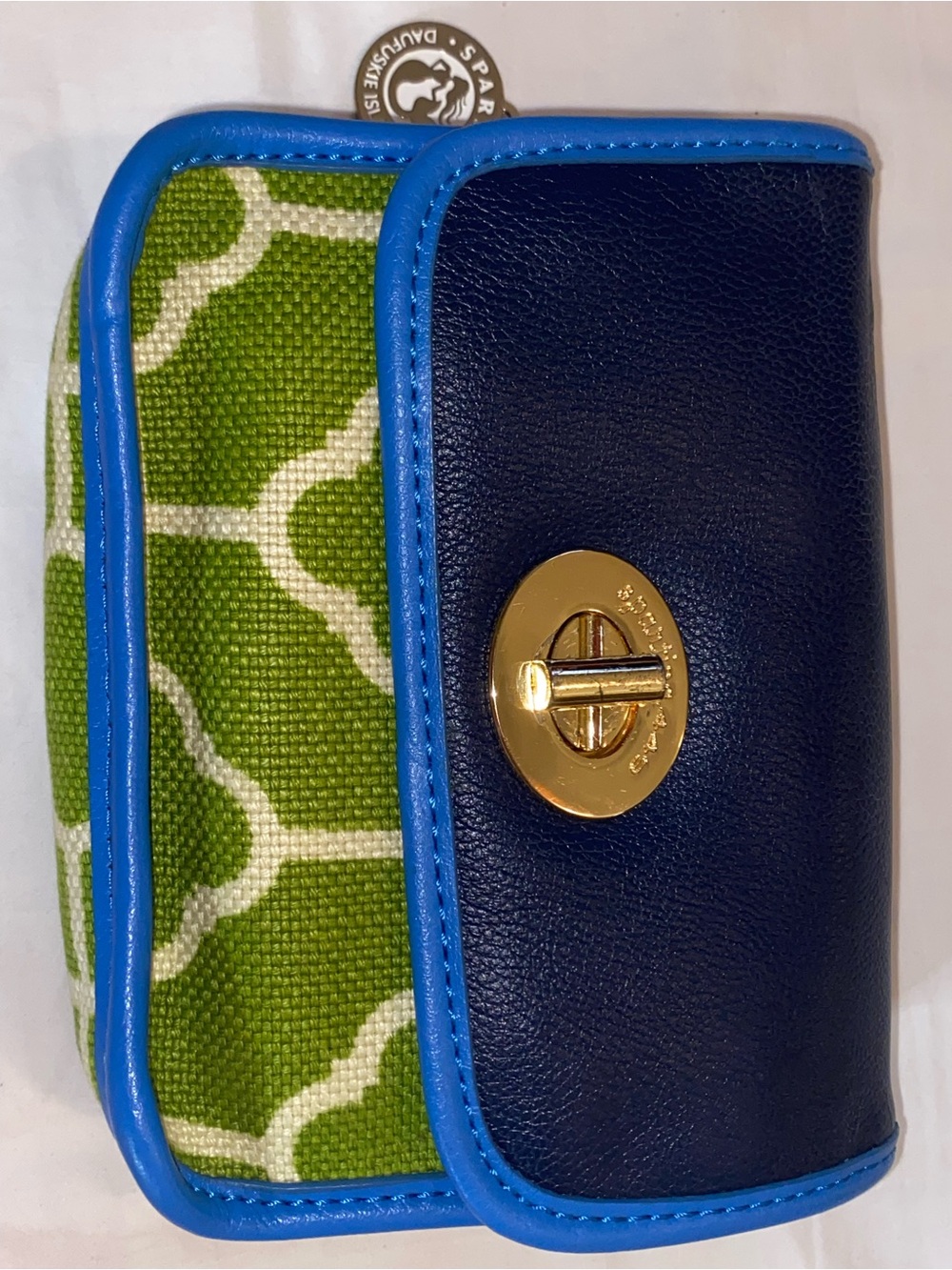 Spartina 449 Blue and Green Crossbody with Coin Pouch - Picture 13 of 14